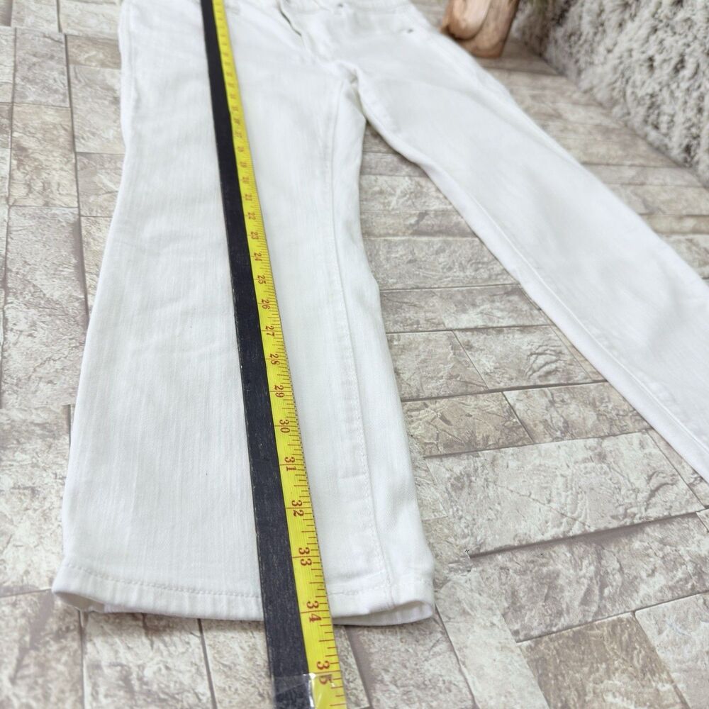 Crew Women's Jeans Sz 29P Slim-Straight Denim | Vintage Wash White - Picture 8 of 16